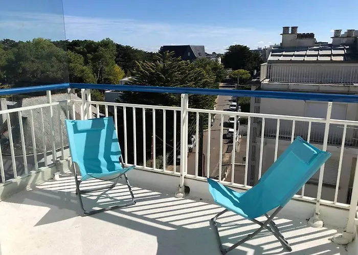 Bel 60m2 Vue Escoublac Apartman *